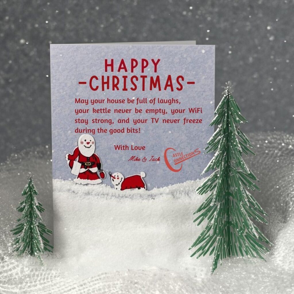 Christmas message Castle Connections festive greeting